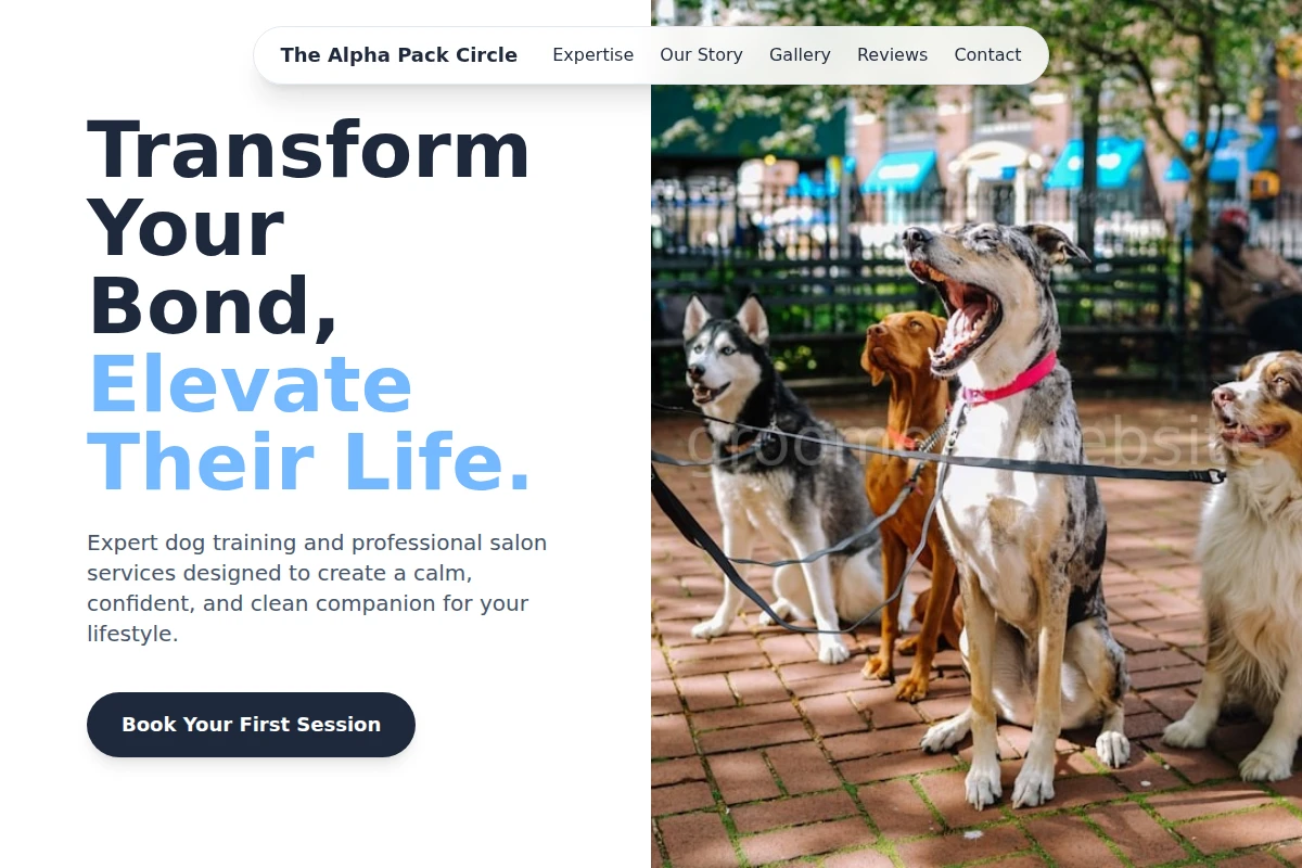 Salon Dog Training